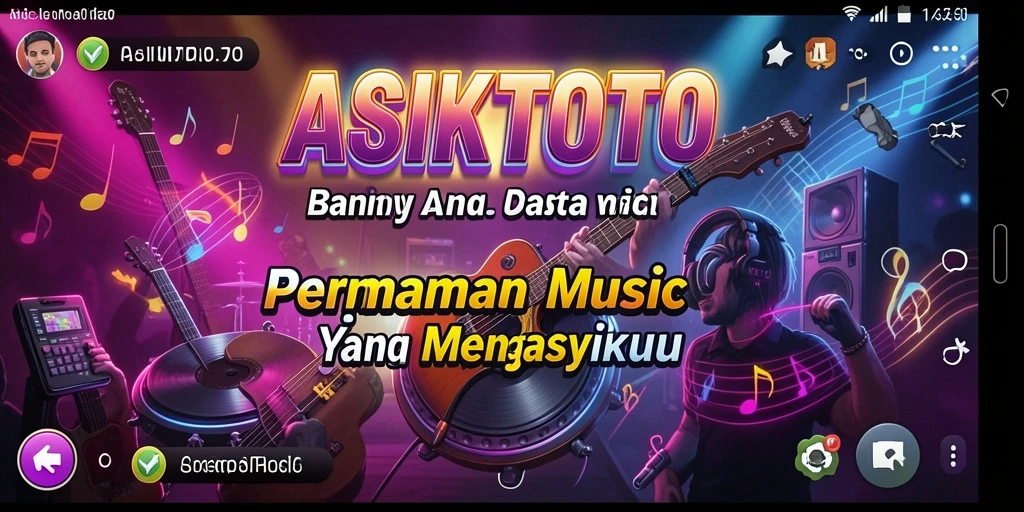 Tampilan gameplay interaktif ASIKTOTO yang penuh warna.
