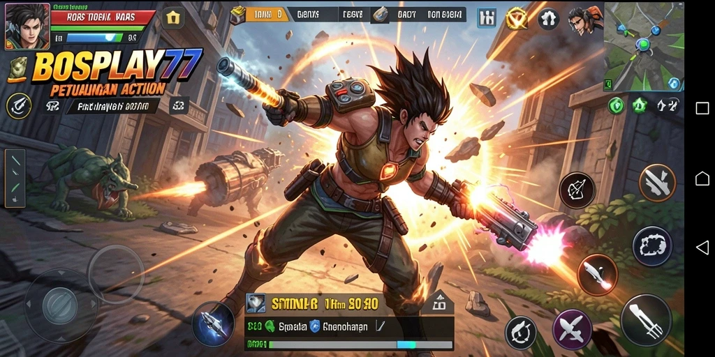 Tampilan menarik dari gameplay BOSPLAY77 yang penuh aksi.