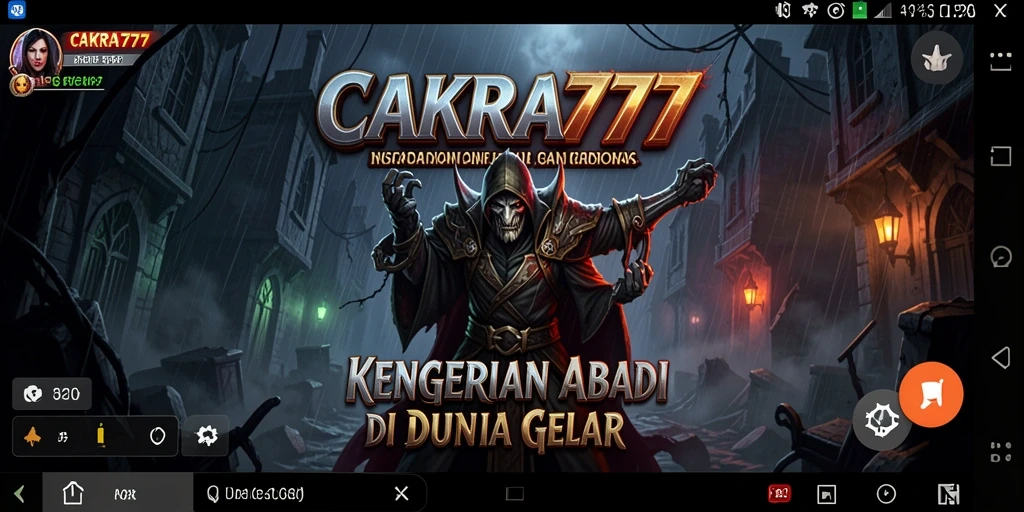Screenshot menampilkan gameplay menegangkan dalam CAKRA777.