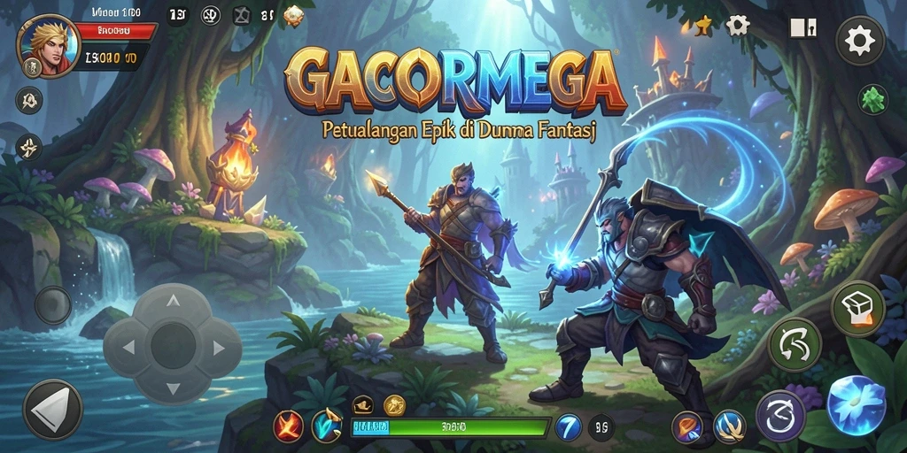 Gameplay seru GACORMEGA yang menantang di dunia petualangan.