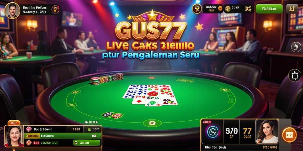 Tampilan gameplay GUS77 yang mendebarkan dan interaktif.