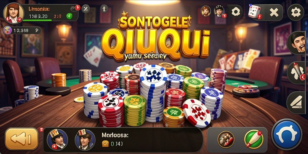 Tampilan seru gameplay QiuQiu di SONTOGEL.